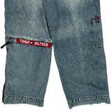 Tommy Hilfiger Cargo Jeans - 38W 22L Blue Denim