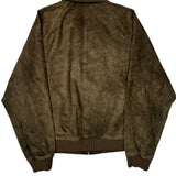 Polo By Ralph Lauren Suede Jacket - Large Brown Leather