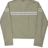 Age 8-10 Nike Striped Windbreaker - Medium Beige Polyester