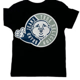 Age 4-5 True Religion Graphic T-Shirt - Small Black Cotton