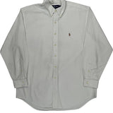 Ralph Lauren Shirt - Large White Cotton