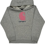 Age 6 Carhartt Hoodie - Small Grey Cotton Blend