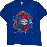 Los Angeles Clippers Competitors View Graphic T-Shirt - Large Blue Cotton