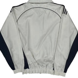 Adidas Track Jacket - Medium White Polyester