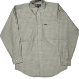 Chaps Ralph Lauren Checked Shirt - Medium Beige Polyester