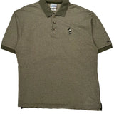 Mickey Mouse Disney Cartoon Polo Shirt - Large Green Cotton