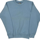 Made In USA Lee Sport Blank Sweatshirt - Large Blue Cotton