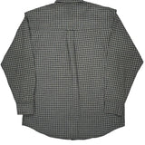 Chaps Ralph Lauren Checked Shirt - Large Gray Cotton