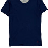 Polo By Ralph Lauren T-Shirt - Small Blue Cotton Blend