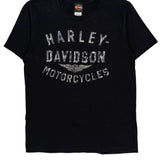 Dublin, Ireland Harley Davidson Graphic T-Shirt - Large Black Cotton