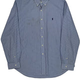 Ralph Lauren Striped Shirt - XL Blue Cotton