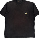 Carhartt T-Shirt - Large Black Cotton