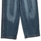 B-Fox Graphic Jeans - 33W 30L Blue Cotton