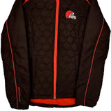 Cleveland Browns Nfl Jacket - Small Brown Polyester