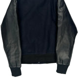 Uniqlo Varsity Jacket - Small Navy Leather