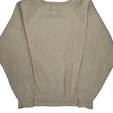 Chaps Ralph Lauren Sweater - Medium Cream Cotton