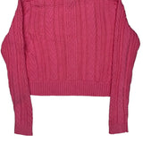 Ralph Lauren Cardigan - Large Pink Cotton