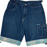 Fox Cargo Shorts - 36W 12L Light Wash Cotton