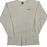 Carhartt Long Sleeve T-Shirt - XL Cream Cotton