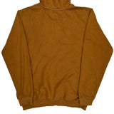Carhartt Spellout Hoodie - Medium Brown Cotton