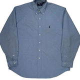 Blake Ralph Lauren Checked Shirt - XL Blue Cotton