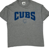 Chicago Cubs Adidas Mlb T-Shirt - Large Gray Cotton