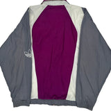 Uca National Champion 1991 Adidas Graphic Track Jacket - Large Gray Polyester