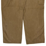 Schmidt Carpenter Trousers - 40W 30L Brown Cotton