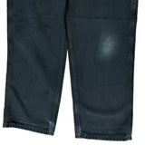 Carhartt Double Knee Carpenter Trousers - 36W 31L Black Cotton