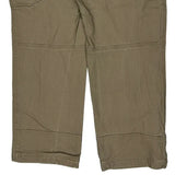 Unbranded Double Knee Cargo Pants - 38W 30L Khaki Cotton