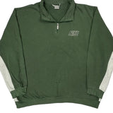 Nike 1/4 Zip - 2XL Green Cotton