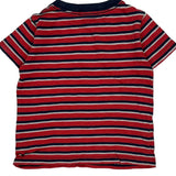 Age 2 Polo By Ralph Lauren Striped T-Shirt - 2XS Red Cotton