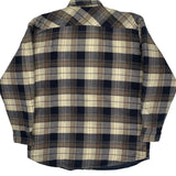 Dickies Checked Flannel Shirt - Medium Brown Cotton