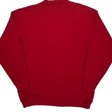 Donald Duck Disney Cartoon Sweatshirt - Medium Red Cotton