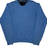 Tommy Hilfiger Sweater - Large Blue Cotton