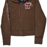 Polo By Ralph Lauren Graphic Hoodie - Large Brown Cotton