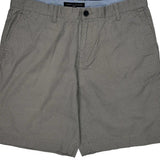 Tommy Hilfiger Chino Shorts - 36W 10L Gray Cotton Blend