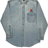 Cleveland Browns Lee Sport Nfl Denim Shirt - Medium Light Wash Cotton