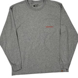 Built Tough Since 1889 Carhartt Graphic Long Sleeve T-Shirt - Large Gray Cotton