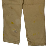 Carhartt Carpenter Trousers - 36W 30L Beige Cotton