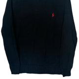 Polo By Ralph Lauren Sweater - Small Black Cotton