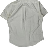 Ralph Lauren Slim Fit Short Sleeve Shirt - Large White Cotton