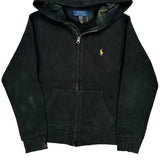 Age 8-9 Polo By Ralph Lauren Hoodie - Medium Black Cotton
