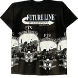 Military Memorial Ride Anvil T-Shirt - Large Multicoloured Cotton