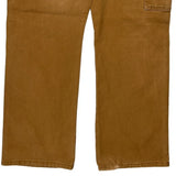 Dickies Carpenter Trousers - 36W 30L Brown Cotton Blend