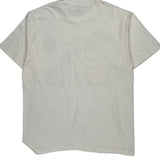 Map Of Hawaii Hanes Single Stitch T-Shirt - Large White Cotton