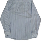 Tommy Hilfiger Striped Shirt - Large Blue Cotton