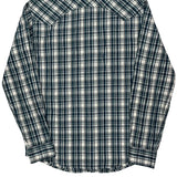 Levis Checked Shirt - Small White Cotton