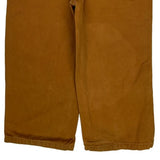Age 4 Carhartt Double Knee Overalls - XS Brown Cotton