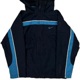 Age 7 Nike Spellout Windbreaker - Small Blue Polyester